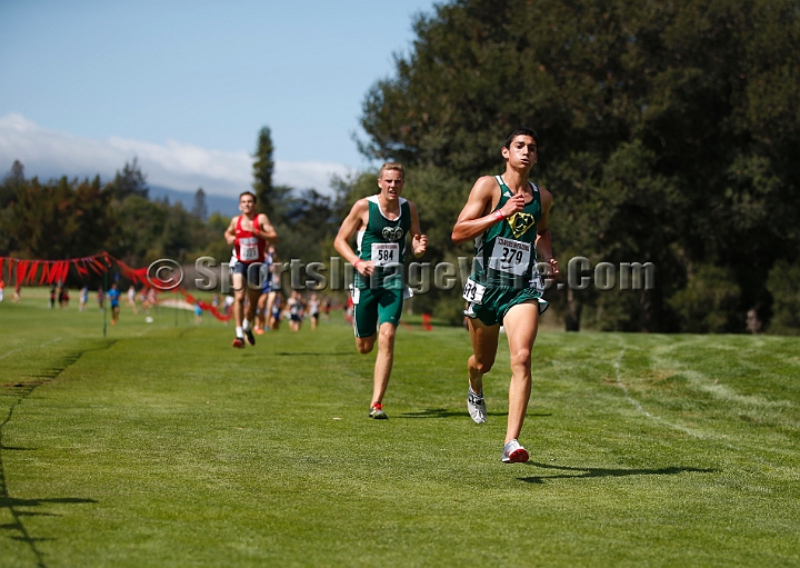 2014StanfordSeededBoys-488.JPG - Seeded boys race at the Stanford Invitational, September 27, Stanford Golf Course, Stanford, California.